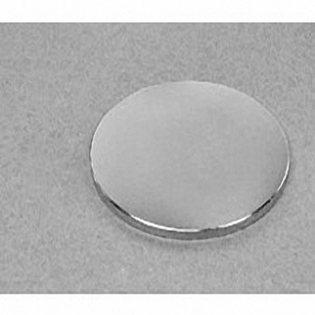 DY82 Neodymium Disc Magnet, 2 1/2" dia. x 1/8" thick