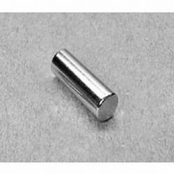 D4C Neodymium Cylinder Magnet, 1/4" dia. x 3/4" thick