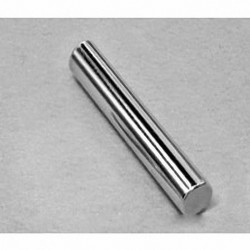D4X4 Neodymium Cylinder Magnet, 1/4" dia. x 1 1/4" thick