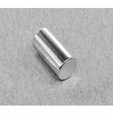 D6C Neodymium Cylinder Magnet, 3/8" dia. x 3/4" thick