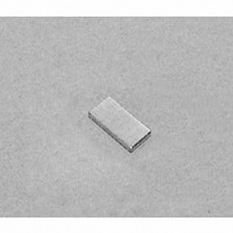 B6301 Neodymium Block Magnet, 3/8" x 3/16" x 1/32" thick