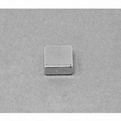 B662 Neodymium Block Magnet, 3/8" x 3/8" x 1/8" thick