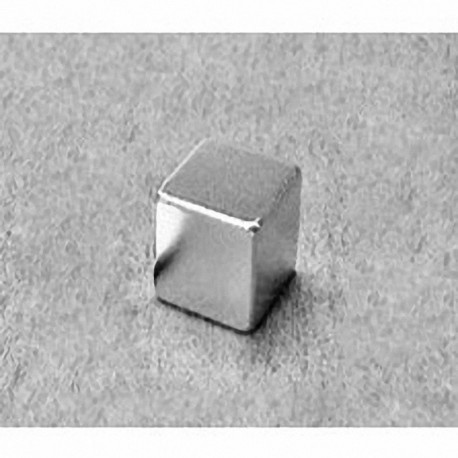 B777 Neodymium Block Magnet, 7/16" x 7/16" x 7/16" thick