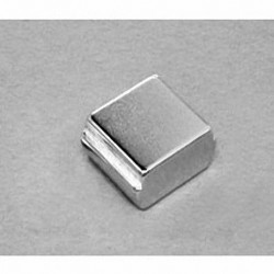SBCC6-OUT Neodymium Block Magnet, 3/4" length x 3/4" width x 3/8" thick , with step OUT