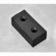 BX8C6DCSPC-BLK Neodymium Block Magnet, 3/4" length x 1 1/2" width x 3/8" thick , with step IN