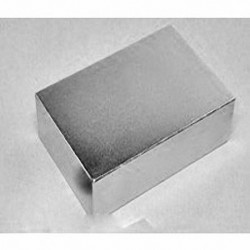 BZ0Y0X0-N52 Neodymium Block Magnet, 3" x 3" x 1/8" thick