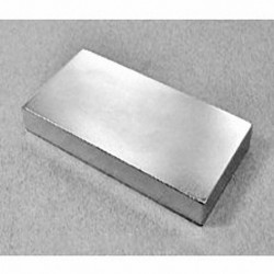 BZX0Y08 Neodymium Block Magnet, 4" x 2" x 1/2" thick