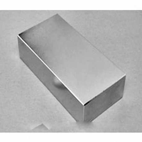 BZX0Y0X0-N52 Neodymium Block Magnet, 4" x 2" x 2" thick