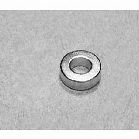 R842 Neodymium Ring Magnet, 1/2" od x 1/4" id x 1/8" thick