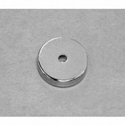 RC22 Neodymium Ring Magnet, 3/4" od x 1/8" id x 1/8" thick