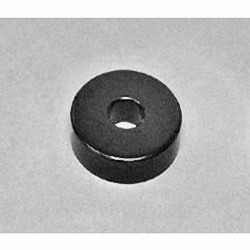 RX054E Neodymium Ring Magnet, 1" od x 5/16" id x 1/4" thick