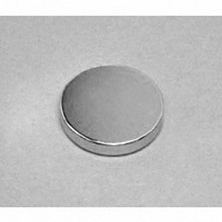 DF2 Neodymium Disc Magnet, 15/16" dia. x 1/8" thick