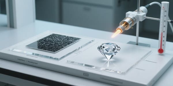 How Do Graphene Sheets Conduct Heat in Comparison to Diamond